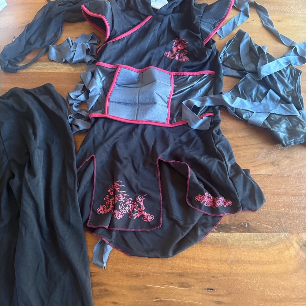 Spirit Black and Red Ninja Costume for Kids